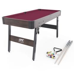 Игровой стол - бильярд DFC 54" 135 x 65 см, бардовый внешний вид