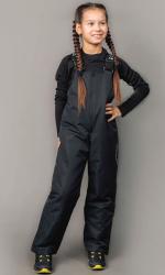 NSK435100 Детские теплые зимние брюки NordSki Kids Montana Black купить в Воронеже