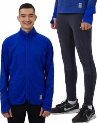 Элитный костюм для лыж и зимнего бега Gri Винд мужской синий FW21-02M-BB-FW21-15M-DG купить в Воронеже