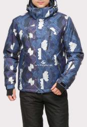 Мужская зимняя горнолыжная куртка темно-синего цвета Mtforce 18108TS купить в Воронеже