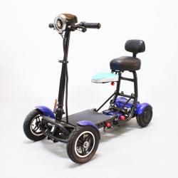 Электро трицикл GreenCamel Кольт 510 (36V 10Ah 2x250W) задние мотор-колеса синий купить в Воронеже