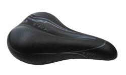 Седло DDK-D222 комфорт, стальная рамка, женское, черно-серое купить в Воронеже