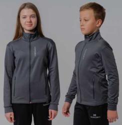 Детская флисовая толстовка Nordski Layer Graphite NSJ323201 купить в Воронеже