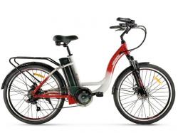 Велогибрид Eltreco White-Red купить в Воронеже