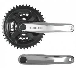 Шатуны SHIMANO FC-M131, квадрат, 170мм, 42/34/24, серебр. купить в Воронеже