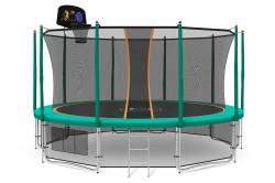 Батут Hasttings Classic Game Green (4,6 м) с сеткой купить в Воронеже