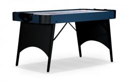 Игровой стол Weekend аэрохоккей Blue Ice 5 ф (152 х 76 х 80,5 см, черно-голубой, складной) купить в Воронеже
