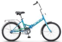 Складной велосипед Stels Pilot 410 C Z010 (2025) голубой купить в Воронеже