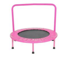 Батут с поручнем DFC JUMPFIT 36'' розовый купить в Воронеже