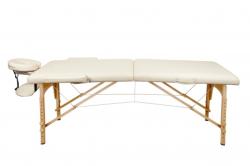 Массажный стол Atlas Sport складной 2-с 60 см деревянный (бежевый) купить в Воронеже