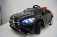 Электромобиль Eltreco Mercedes-Benz S63 (лицензионная модель) черный купить в Воронеже