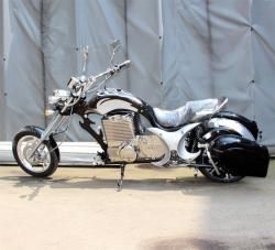 Электромотоцикл GreenCamel Чоппер C200 (72V 3000W R15) черный купить в Воронеже