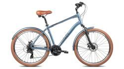 Комфортный велосипед Aspect Weekend Disc (2024) синий купить в Воронеже