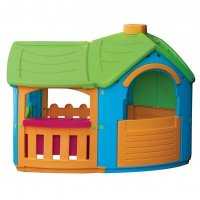 Детский игровой домик KMS Вилла с пристройкой 662 купить в Воронеже