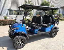 Гольфкар GreenCamel Сонора A42L (4+2, 4kW AC, R14 литые) LUX lifted синий купить в Воронеже