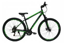 Велосипед LORAK MAX 190 (2023)  черно-зеленый купить в Воронеже