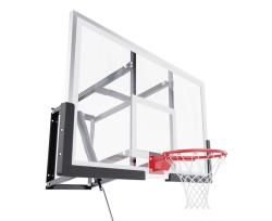 Баскетбольный щит DFC со съёмным регулятором высоты, стекло 6 мм, 136 х 80 см купить в Воронеже