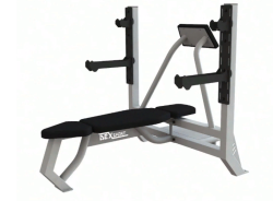 Скамья для жима лежа со страховочными упорами и упором для партнера DEXsport AS-017 купить в Воронеже