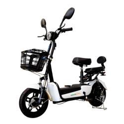 Электро мопед GreenCamel Тайфун 400 (400W 48V12Ah ) быстросъем черно-белый купить в Воронеже