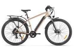 Велогибрид Eltreco Ultra MAX PRO бежевый внешний вид