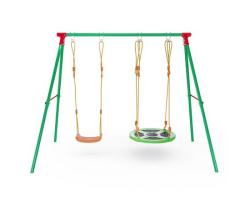 Детский комплекс DFC качели: верёвочные и гнездо купить в Воронеже
