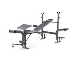 Скамья со стойками под штангу DFC D702 PRO широкий хват, с партой для бицепса купить в Воронеже