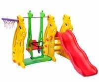 Детская горка+ качели KMS Кролик PS-033 купить в Воронеже