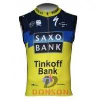 Веложилет Saxo Bank черно-желтый купить в Воронеже