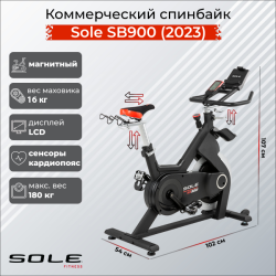 Коммерческий спинбайк Sole SB900 (2023) купить в Воронеже