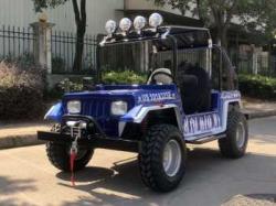 Электромобиль GreenCamel Джип (60V 1500W R8 Дифференциал) синий купить в Воронеже