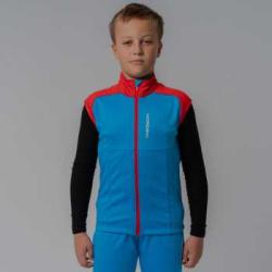 Детский разминочный жилет Nordski Jr.Premium Blue-Red NSJ440879 купить в Воронеже