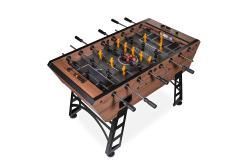 Игровой стол - футбол "Eiffel" (151х75,5х90см) коричнево-черный купить в Воронеже