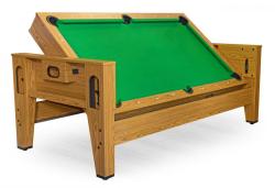 Игровой стол Weekend Twister 3 в 1 (бильярд, аэрохоккей, настольный теннис, 217 х 107,5 х 81 см, дуб) купить в Воронеже