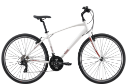 Комфортный велосипед Stark Terros 28.2 V (2024) белый купить в Воронеже
