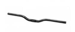 Руль алюм. изогнутый, D 25,4, длина 580мм, черный купить в Воронеже