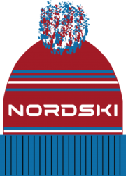 Шапка теплая Nordski Stripe Blue RUS NSV470702 купить в Воронеже