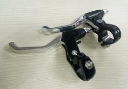 Тормозные ручки 00-171604 алюм. V-брэйк/кантелив. (100) серебр.-черные HORST купить в Воронеже