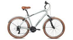 Комфортный велосипед Aspect Weekend (2024) серый купить в Воронеже
