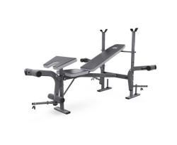 Скамья со стойками под штангу DFC D703 PRO с партой для бицепса купить в Воронеже