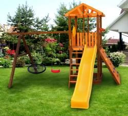 Игровой комплекс Perfetto sport «Pitigliano-5» + качели "Паутина" купить в Воронеже
