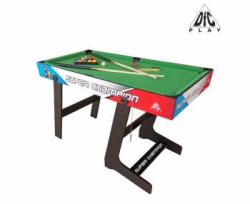 Игровой стол - бильярд DFC SUPER CHAMPION синий с красным купить в Воронеже