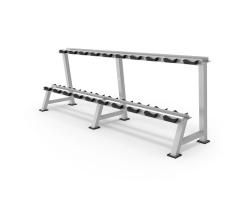 Стойка для хранения проф.гантелей DFC POWERGYM 12,5-50кг, 10 пар (два короба) купить в Воронеже