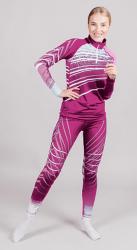 NSW490328 Элитный Утепленный лыжный гоночный комбинезон NordSki Pro Fuchsia/Candy Pink женский купить в Воронеже