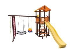 Игровой комплекс Perfetto sport «Bari-9» + качели "Паутина" купить в Воронеже