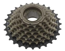 Трещетка 5 ск. 8 х 14-28 черно-коричн. HG-копия SHIMANO-совместимая купить в Воронеже