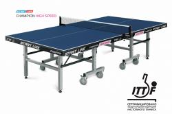 Стол теннисный Champion HIGH SPEED синий купить в Воронеже