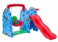 Детская горка+ качели KMS Слоник PS-030 купить в Воронеже