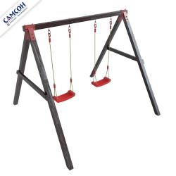 Детские деревянные игровые качели Самсон Конго Венге купить в Воронеже