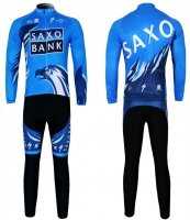 Велоформа Saxo Bank С Лямками Утепленная черно-синий купить в Воронеже