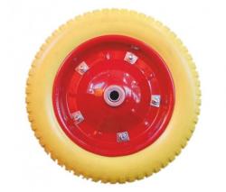 Колесо PUF для тачки, 4.00 х 8 D-16мм, литое, без камеры купить в Воронеже